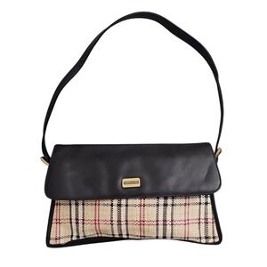 Vintage Carryland Plaid Shoulder‎ Bag Purse Top Handle Handbag Designer